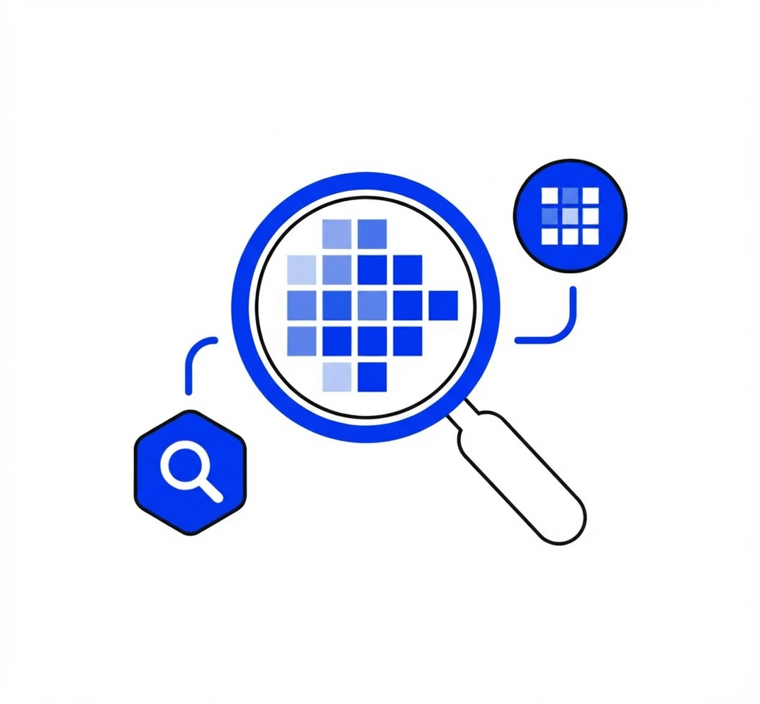 Linked ads hourly heatmap magnifying glass